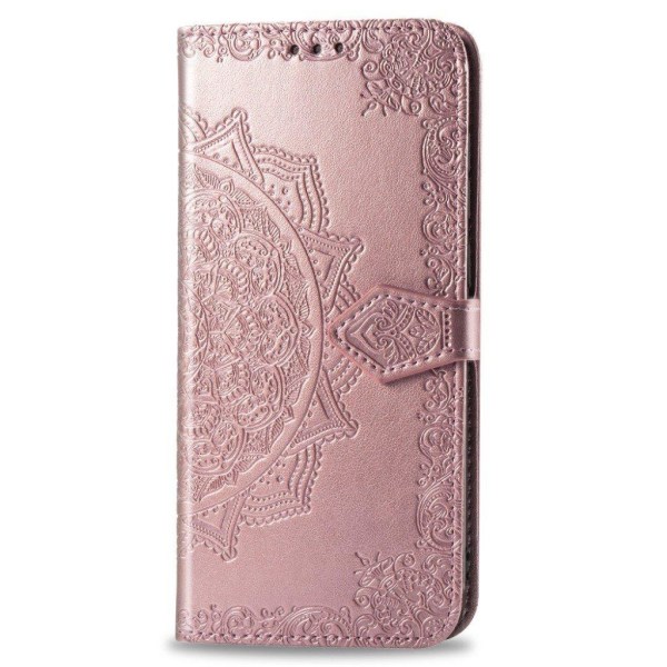 Mandala Huawei P30 Lite Flip kotelot - Ruusukulta Pink