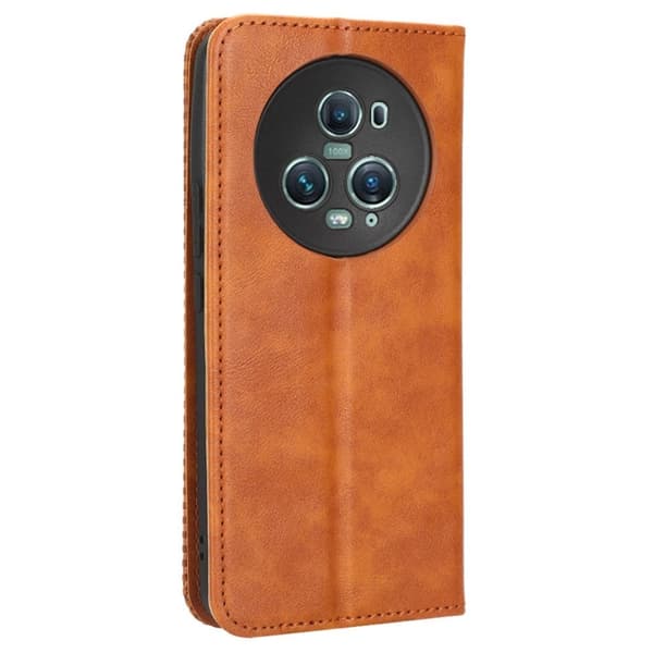 Bofink Vintage Honor Magic5 Pro Nahkakotelo - Ruskea Brown