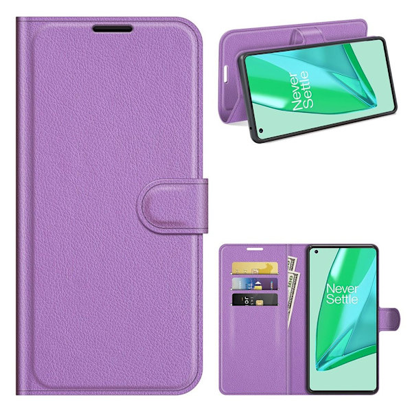 Classic OnePlus 9 Pro flip etui - Lilla Purple