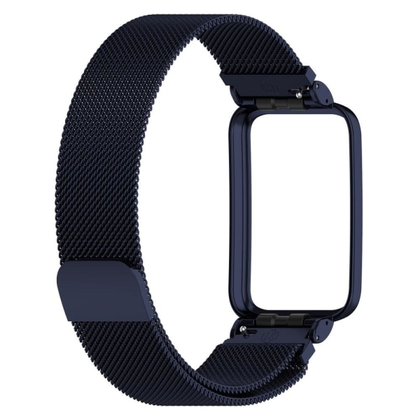 Xiaomi Mi Band 7 Pro stainless steel watch strap with cover - Mi Blå