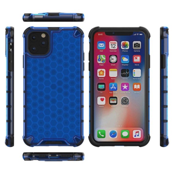 Bofink Honeycomb iPhone 11 Pro Max etui - Blå Blue