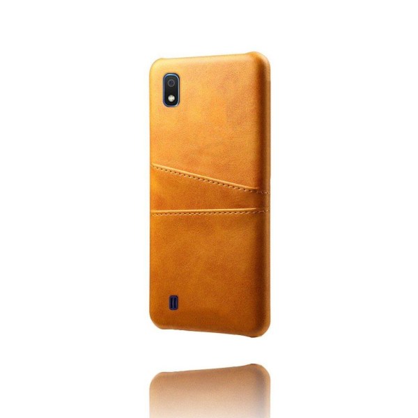 Dual Card Samsung Galaxy A10 cover - Orange Orange