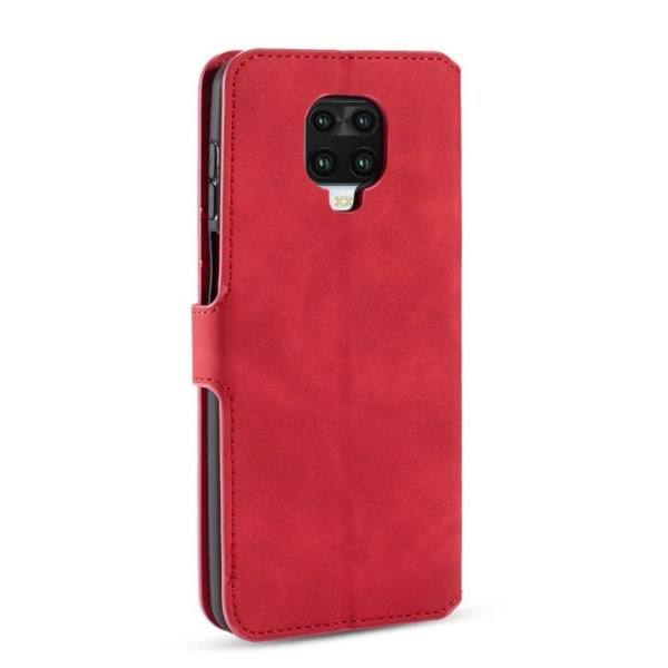 DG.MING Xiaomi Redmi Note 9 Pro / Note 9S / 9 Pro Max Retro kotelot - Punainen Red