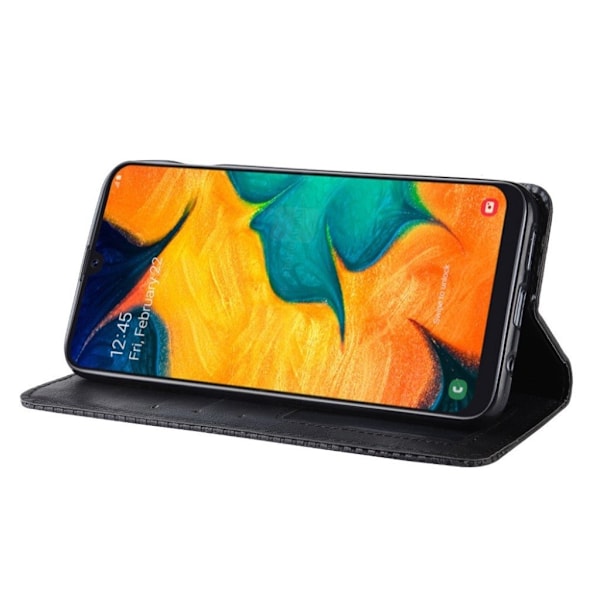 Bofink Vintage läder Samsung Galaxy A20e fodral - Svart Svart