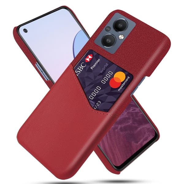 Bofink OnePlus Nord N20 5G Kredittkort Deksel - Rød Red