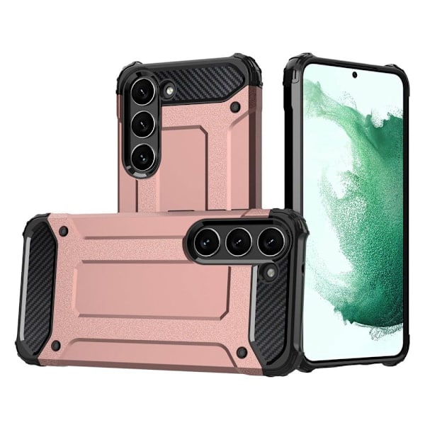 Armour Guard Etui Samsung Galaxy S23 Plus - Rødguld Pink