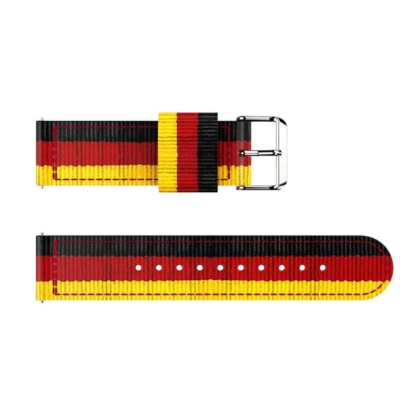 Vaihtoranneke Fitbit Versa-kellolle - Musta, punainen, keltainen Multicolor
