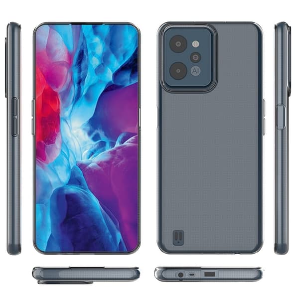 Ultrasmalt transparent fodral för Realme C31 Transparent