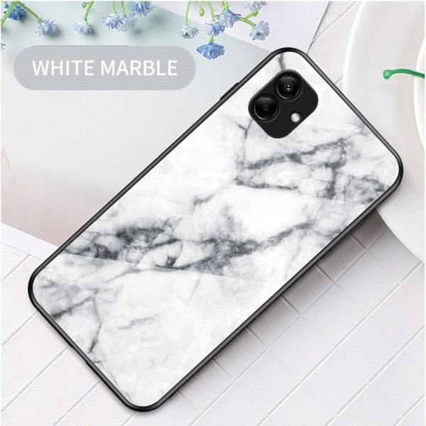 Fantasy Marble Samsung Galaxy A04 Suojakuori - Valkoinen Marble White