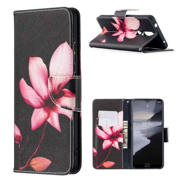 Wonderland Nokia 2.4 fodral -Rosa Rosa