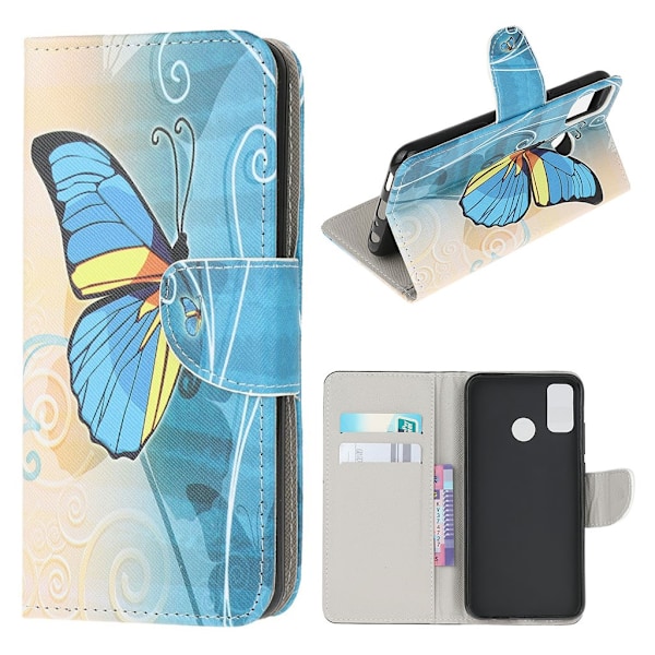 Wonderland Motorola Moto G30 / Motorola Moto G10 fodral -Blå Blå