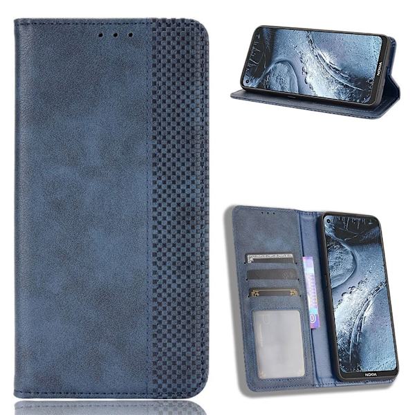 Bofink Vintage Nokia 7.3 Lær Etui - Blå Blue