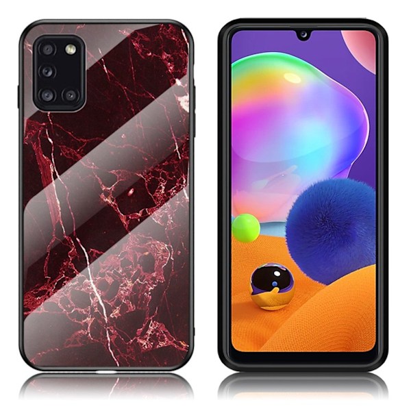 Fantasy Marble Samsung Galaxy A31 kuoret - Punainen Red