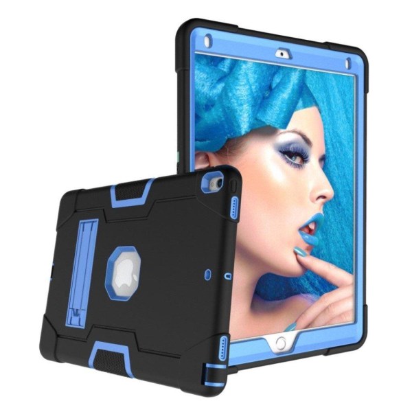 iPad Air (2019) stødsikkert hybridcover - sort / babyblå Blue