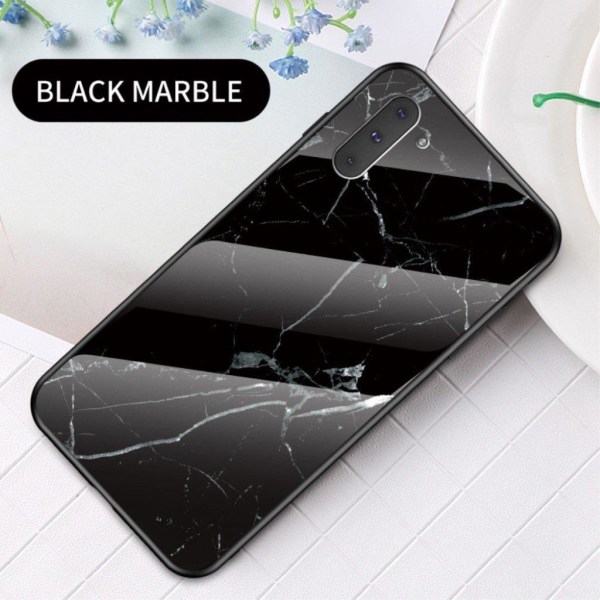 Fantasy Marble Samsung Galaxy Note 10 kuoret - Musta Black