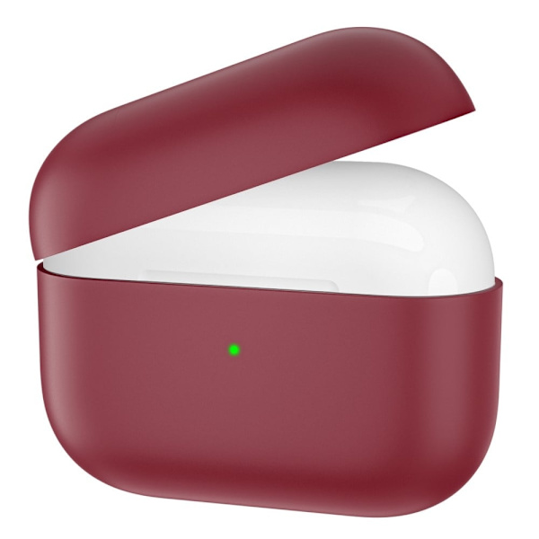 AirPods 3 simpelt silikoneetui - Rose Red