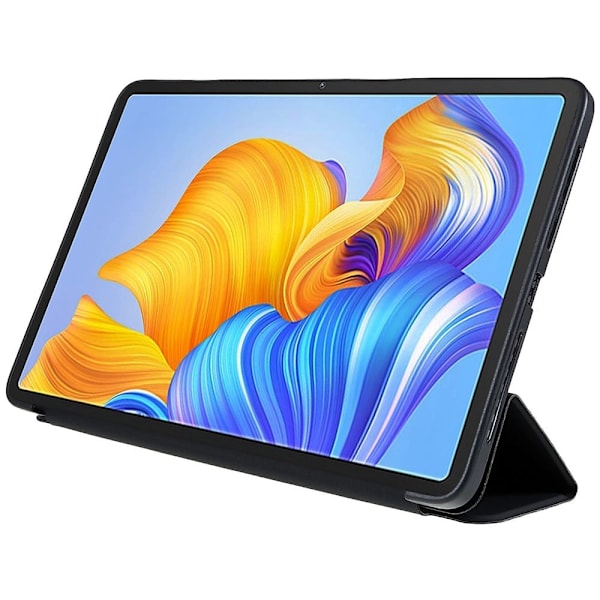 Tri-fold læderstativ-etui til Honor Pad 8 - Sort Black