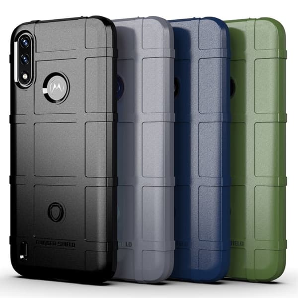Rugged Shield Motorola Moto E7 Power kotelot - Musta Black
