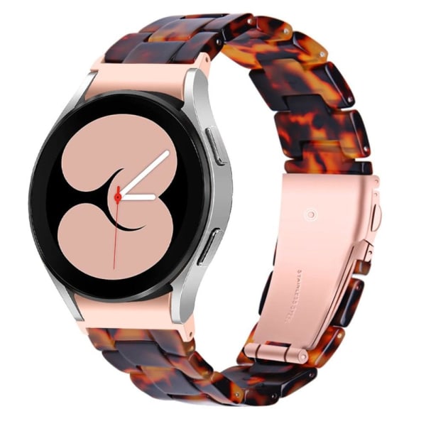 Samsung Galaxy Watch 5 / 5 Pro / 4 hartsityylinen ranneke - Kilpikonnankuori Väri Brown