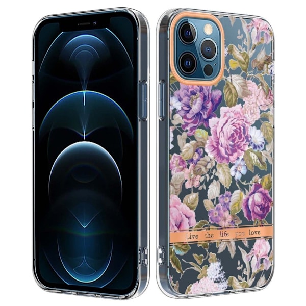 Supertunt och tåligt mjukfodral för iPhone 12 Pro Max - Rosa Gardenia Rosa
