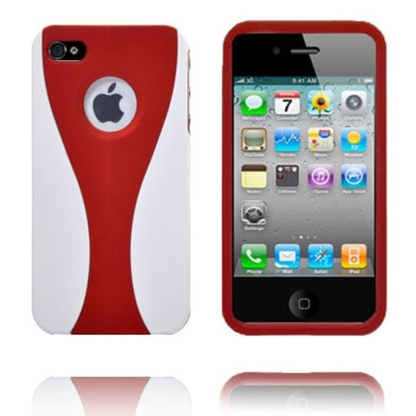 iCurve Klik-On (Punainen) iPhone 4S Suojakuori Red