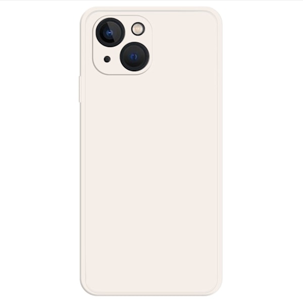 Avfasat gummerat droppskydd för iPhone 14 - Beige Brun