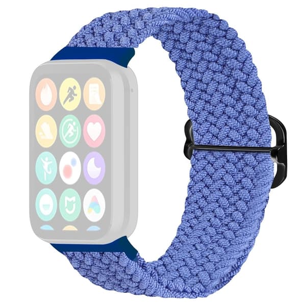 Xiaomi Redmi Watch 4 flätat band Justerbart ersättningsarmband i nylon - Blå Blå