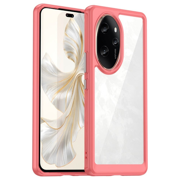 Honor 100 Pro smart akryldeksel - Rød Red