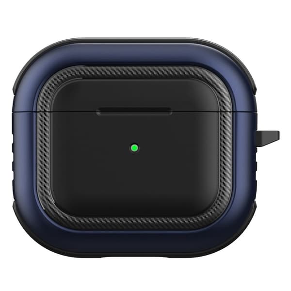 AirPods 3 opladningsetui med spænde - Sort / Blå Black