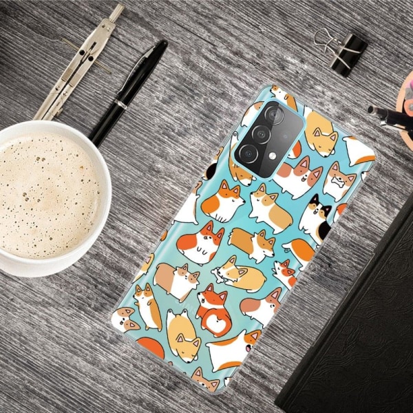 Deco Samsung Galaxy A53 5G Etui - Tegneserie Kat Multicolor