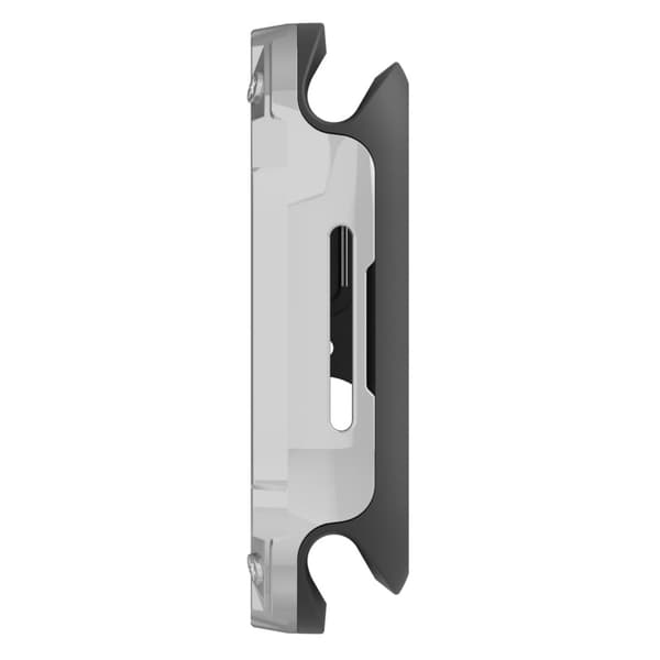 Klockfodral Set Apple Watch Series 10 42mm Hårt, stötsäkert och flexibelt fodral för klockram - Silver Silvergrå