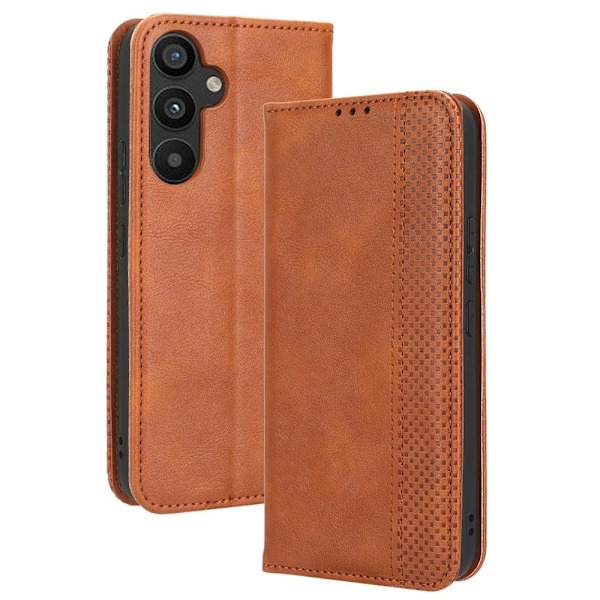 Bofink Vintage Samsung Galaxy A34 5G Læder Etui - Brun Brown