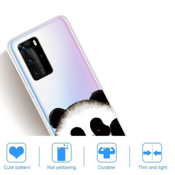 Deco Huawei P40 Pro Cover - Panda Multicolor