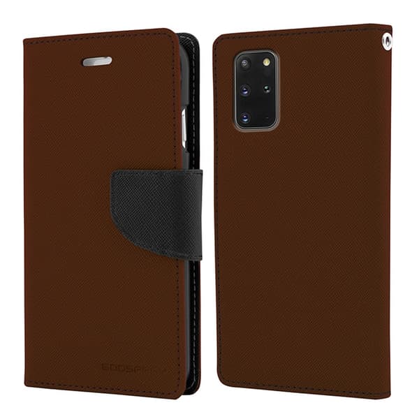 MERCURY Fancy Diary - Samsung Galaxy S20 Plus - Ruskea Brown