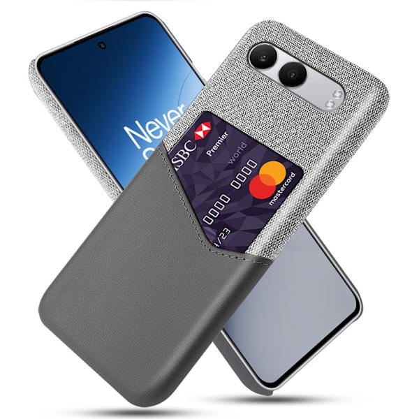 Bofink OnePlus Nord 4 kortdeksel - Grå Silver grey