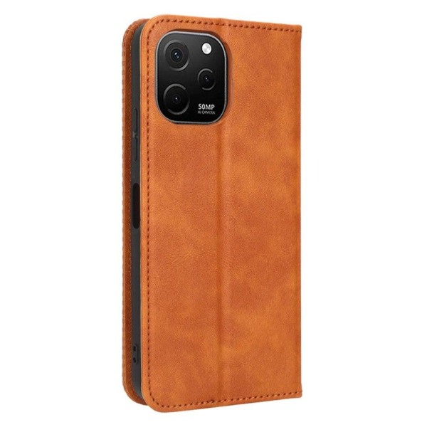 Bofink Vintage läder Huawei Nova Y61 fodral - Brun Brun