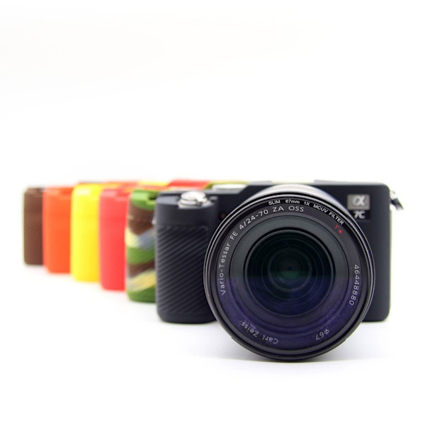 Sony a7C silikoneetui - Sort Black