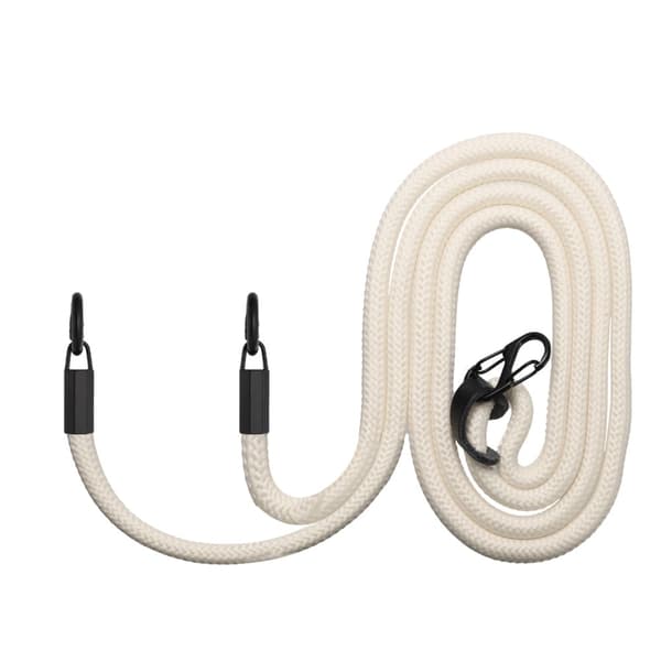 Universal Dual Ring Phone Carrying Rope - Hvid White