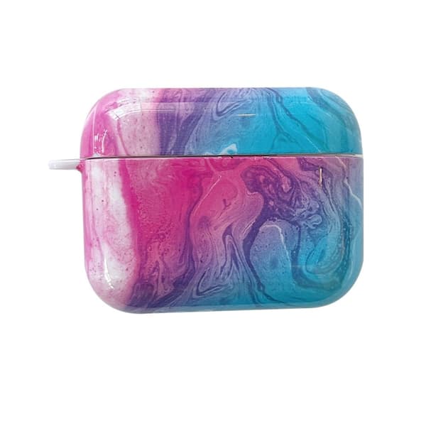Honor Earbuds X2 marmorikuvioinen kotelo - Pinkki / Sininen Multicolor