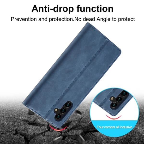 LC.Imeeke Samsung Galaxy A13 5G Flip Etui - Blå Blue