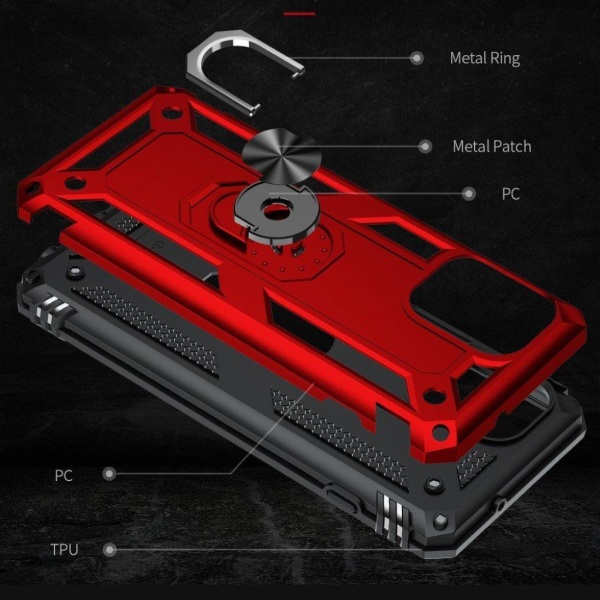 Bofink Combat Motorola Moto G100 / Edge S Etui - Rød Red