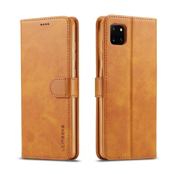 LC.IMEEKE Samsung Galaxy Note 10 Lite Flip Etui - Brun Brown