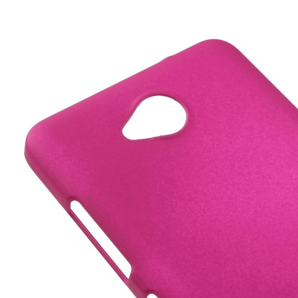 Gummerad Hårt PC-skal för Microsoft Lumia 650 - Varm Rosa Rosa