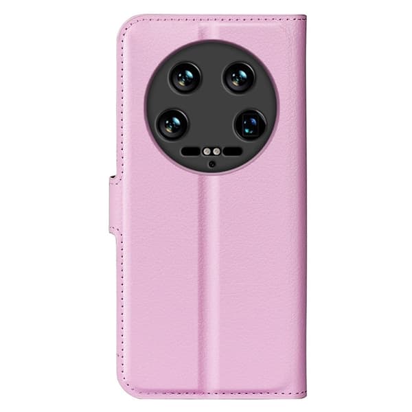 Klassisk Xiaomi 14 Ultra flip etui - Lyserød Pink