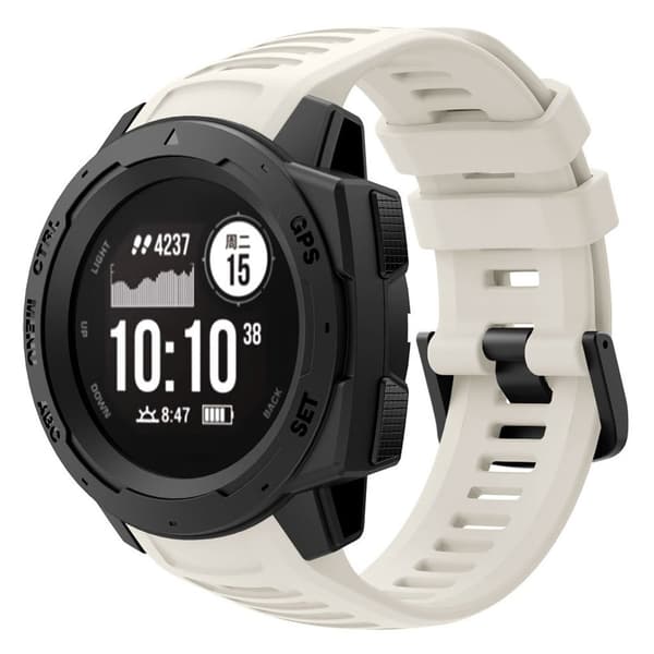Garmin Instinct Silikon Klokkereim - Hvit White