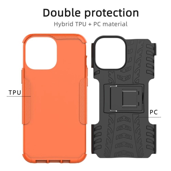 Offroad iPhone 13 Pro Max skal - Orange Orange