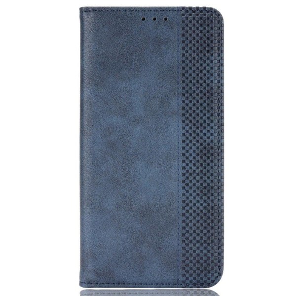 Bofink Vintage läder Samsung Galaxy Xcover 6 Pro fodral - Blå Blå