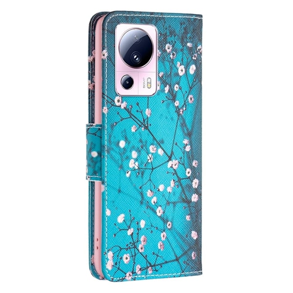Wonderland Xiaomi 13 Lite / Civi 2 Läppäkotelo - Plum Blossom Blue