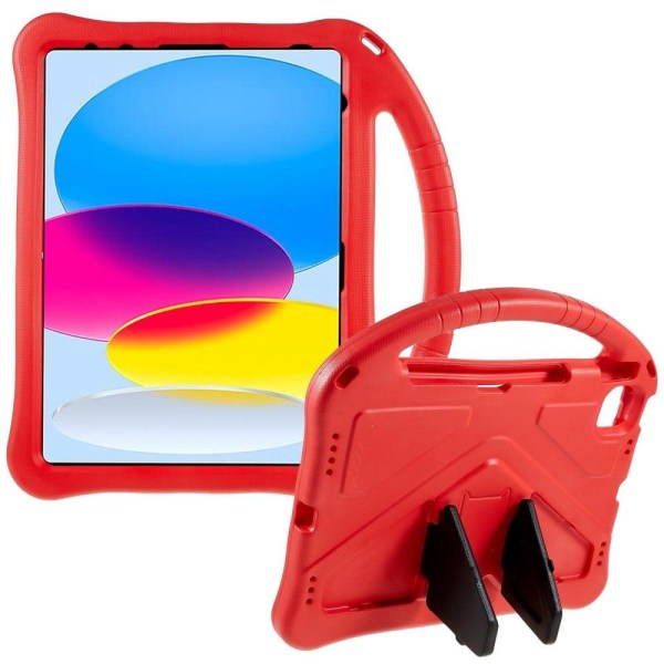 iPad 10.9 (2022) EVA robust stødsikker tablet cover konvertibelt Red
