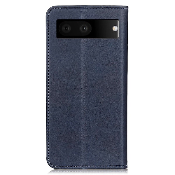 Äkta läder Google Pixel 7 fodral - Blå Blå